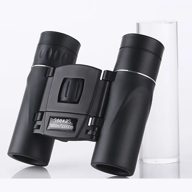 300X25 Binoculars High Power High Definition Pocket Mini Glasses Folding Night Vision Mobile Phone Photo Outdoor