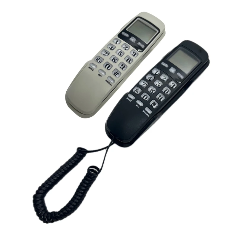 

Wall Mount Landline Phone Telephone Line Powered Corded Telephone for Home