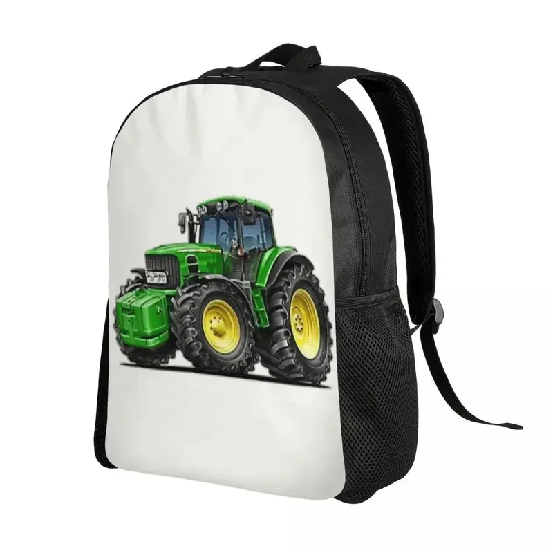 حقائب ظهر للجرارات مطبوعة ثلاثية الأبعاد للبنين والبنات حقائب سفر للكلية والمدرسة للرجال والنساء حقيبة كتب تناسب كمبيوتر محمول مقاس 15 بوصة MN3