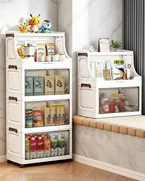 

Select non installation storage cabinets bedrooms household bathrooms kitchens multi-layer simple foldable shelves