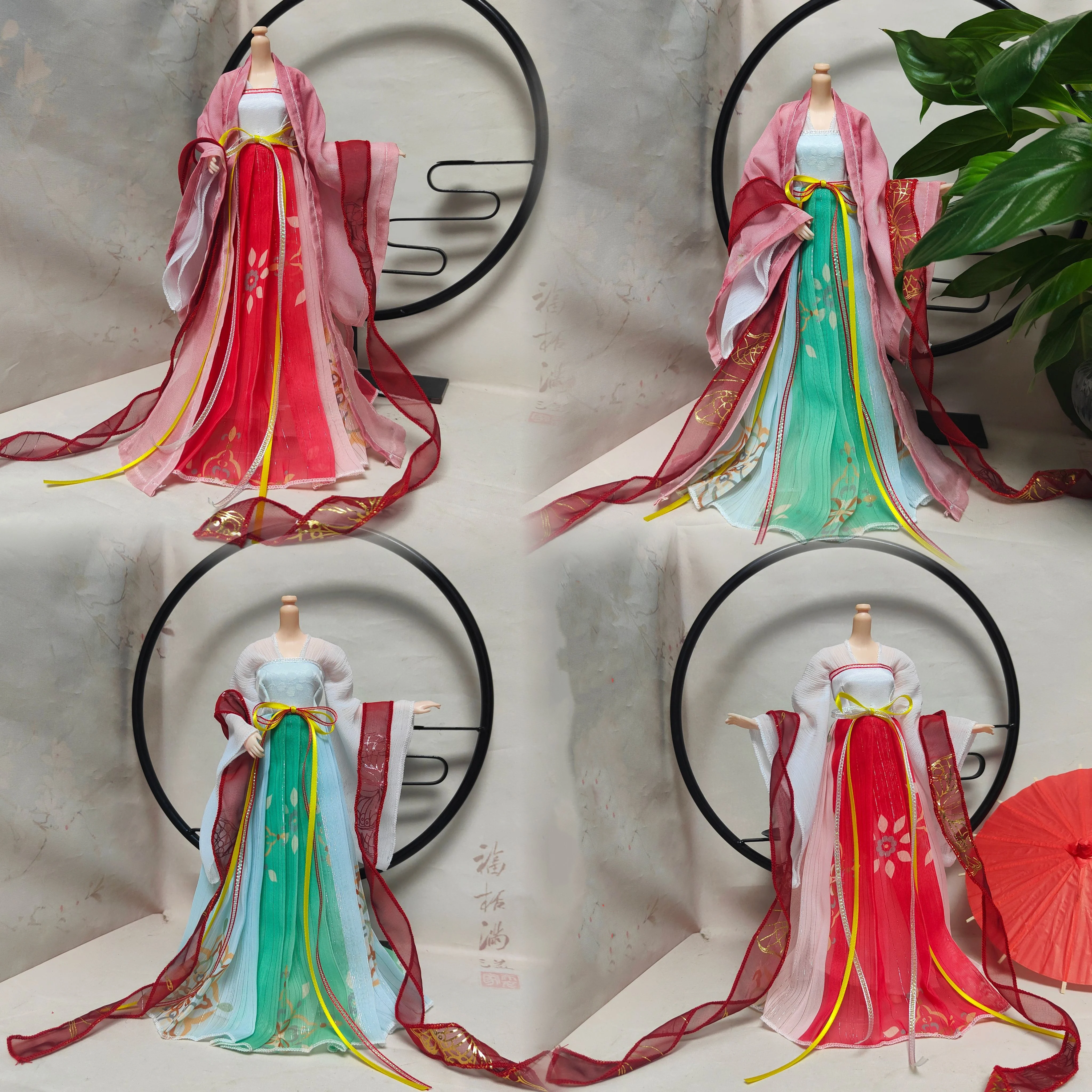 1/6 Scale Figure Doll BJD Clothes Ancient Costume Hanfu Robe Fairy Dress For BJD/SD YOSD Blyth Barbi OB27 Accessories A2146