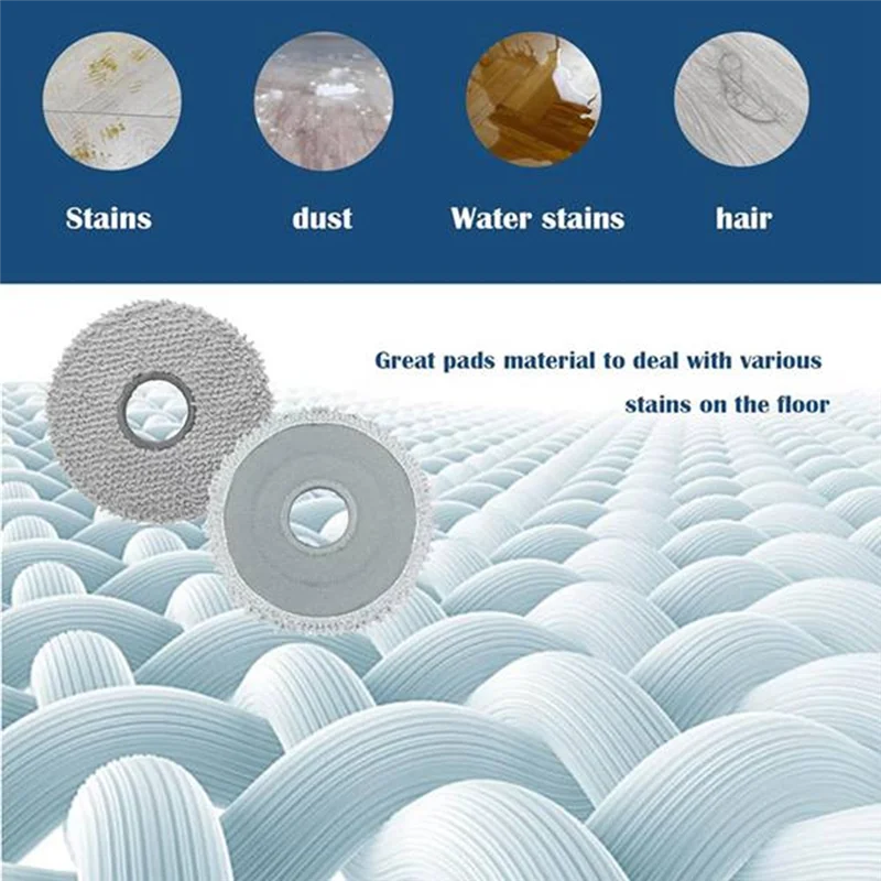 AT63-Brush Filter Dust Bag And Mop Cloth Kit For Roborock Qrevo Curv Qrevo Edge Vacuum Cleaner Accessories Replacement Parts