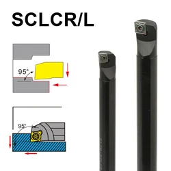 MZG SCLCR SCLCL Internal Turning Tool Holder S06K S07K S08K S10K S12M S14N S16Q S20R S25S SCLCR06 SCLCR09 For CCGT CCMT Insert