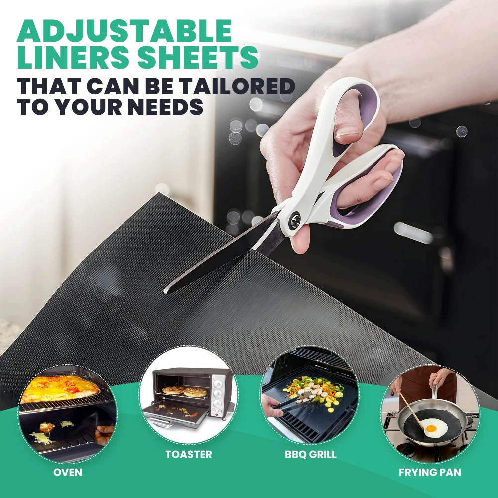 แผ่นรองเตาอบ แผ่นรองเตาย่างบาร - Super Kitchen Baking Mat บทวิจารณ์และราคา