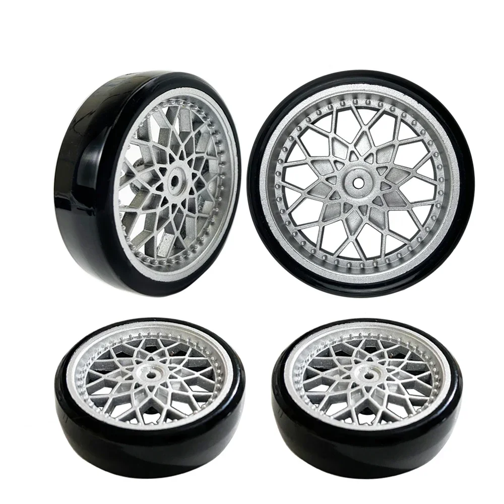 

WPL D12 Tires 4pcs Upgrade Wheel Rim Wheel Hubs Rubber Tires RC Car Spare Parts Accessories