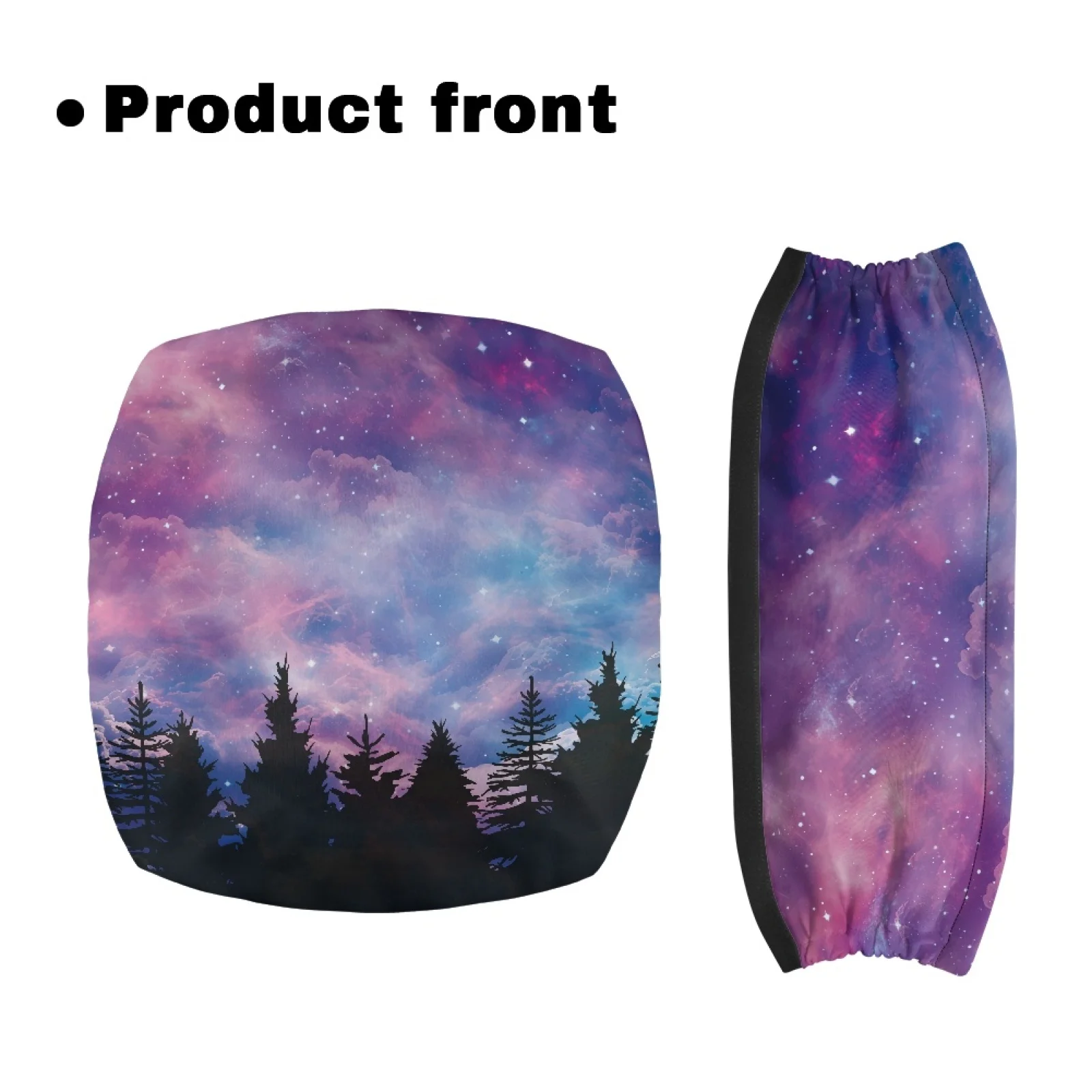 Coloranimal Starry Sky Pack of 2 Rollator Seat Cover Polyester Seat & Backrest Cover Set for Unisex