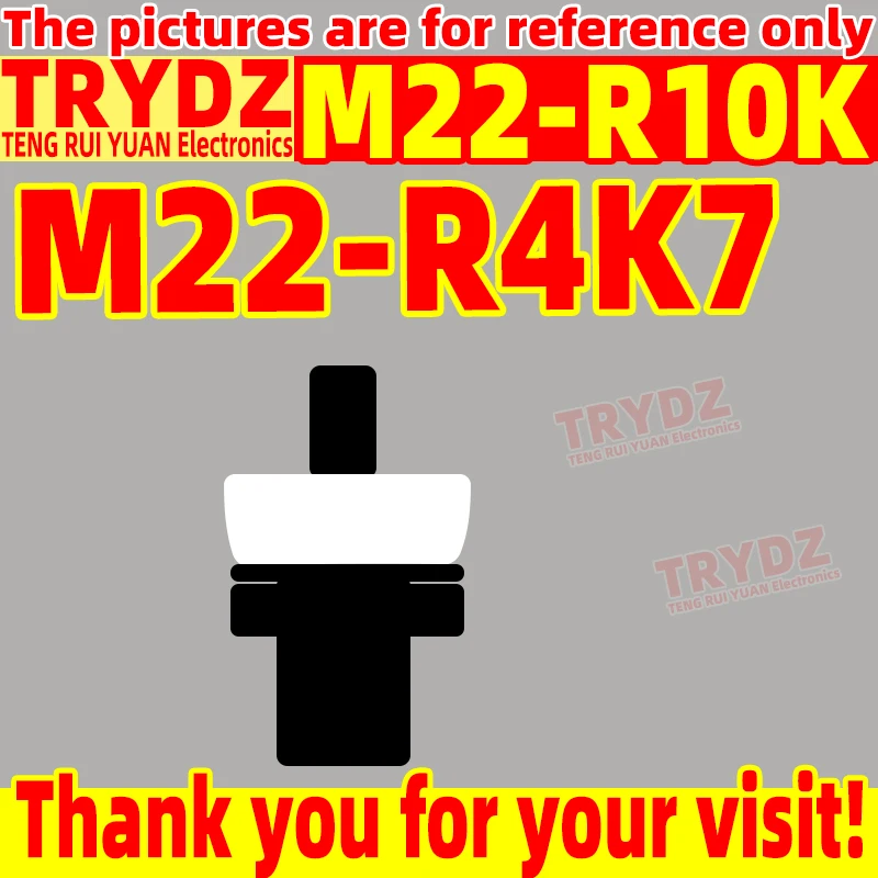 1pcs New M22-R10K M22-R4K7 Potentiometer adjustable resistor