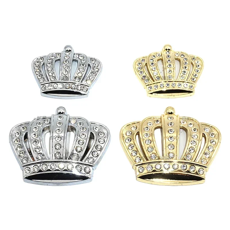 Metal Crown Car Window Emblem Badge Trunk Sticker for Chevrolet Ford Honda Toyota Audi BMW Nissan KIA Mercedes Benz Jeep