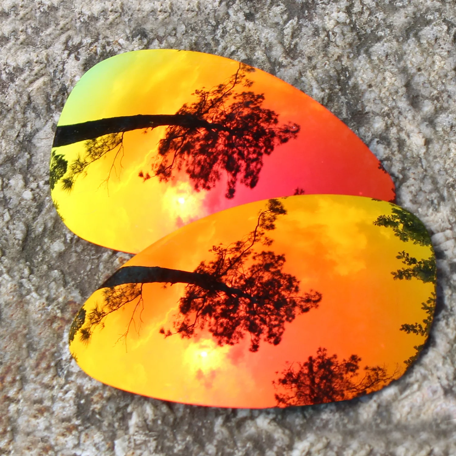 ELuxonsight Polarized Enhanced Replacement Lenses for Oakley Scar Sunglasses - Varieties Colors