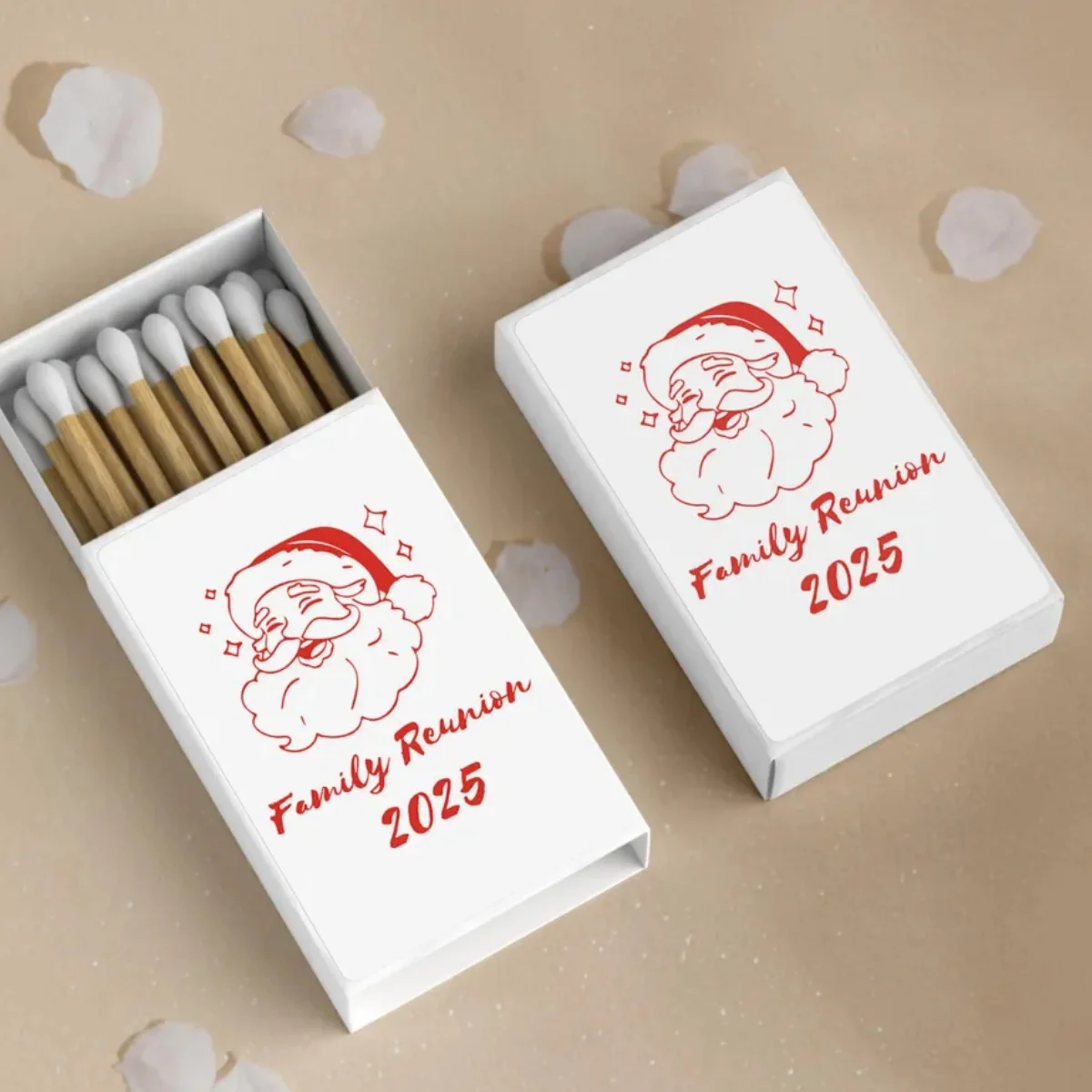 

Custom Christmas Matchboxes Personalized Santa Holiday Decor Unique Christmas Party Favor Christmas Eve Box Filler Matchboxes Fo