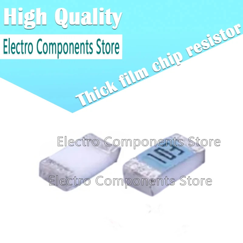 100PCS 0603 Thick Film Chip Resistor Blue 1R 4.7R 6.8R 10R 15R 18R 20R 22R 24.9R 27R 28R 24.9K 27K 30K 750K 820K 1M 1.3M 2M 3M