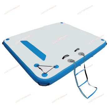 Cross-border outdoor inflatable floating row floating bed fishing floating platform special fishing platform water sports