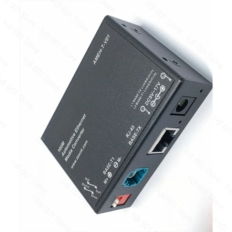 100M Automotive Ethernet Converter Automotive 100BASE-T1 to BASE-TX Ethernet RJ45 Converter