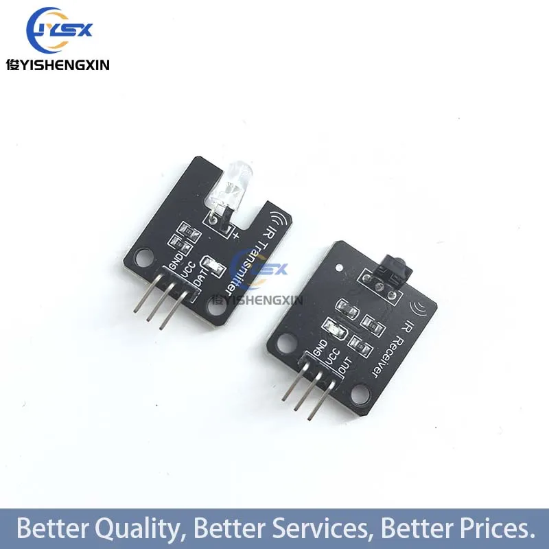 Modulo trasmettitore a infrarossi IR da 10 pezzi modulo sensore ricevitore a infrarossi digitale Ir 38khz per blocco da costruzione elettronico Arduino