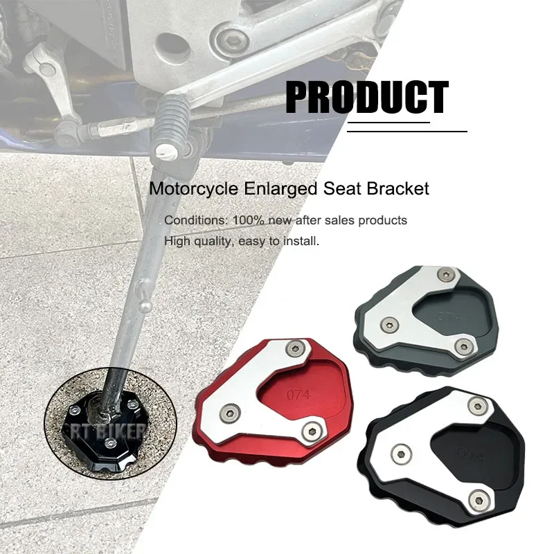 CB500X CB400X CNC Kickstand Enlarge Plate Foot Side Stand Enlarger Extension Support Pad For HONDA CB 500X CB400 X 2013-2022