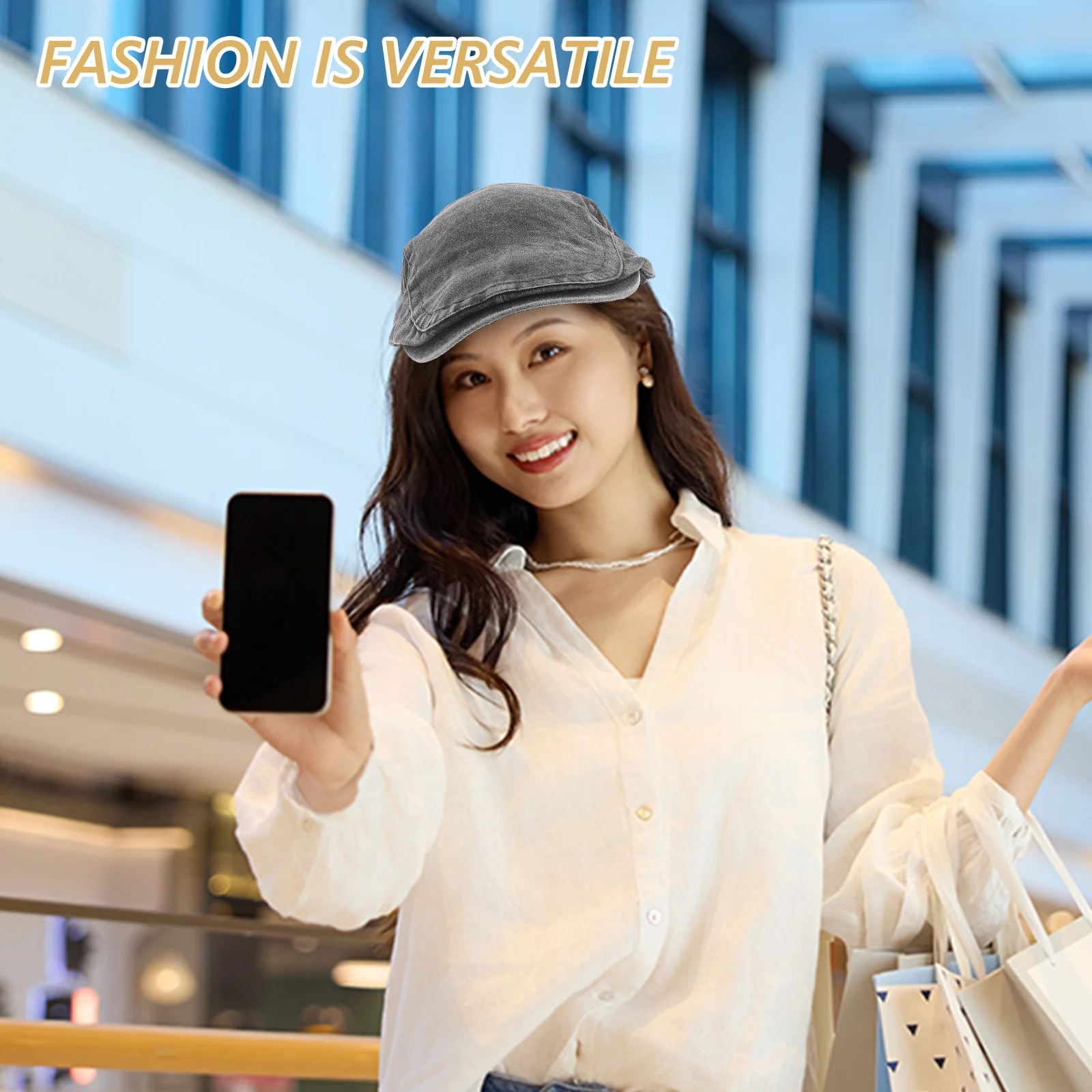 

Beret Hat Lightweight Vintage News Boy Cap Unisex Spring Summer Casual Driving Flat Cap for Men Women News Boy Hat