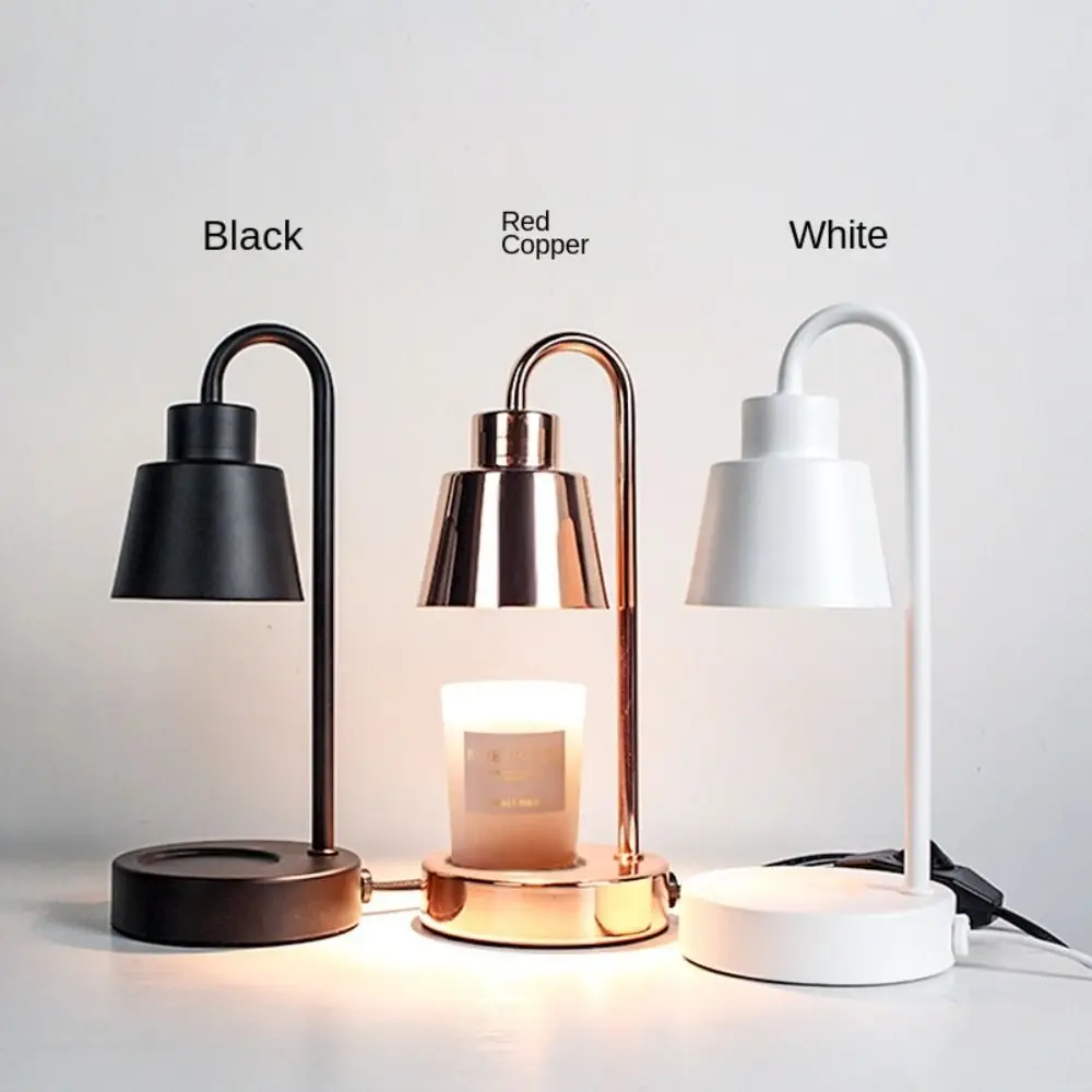 Table Lamp Wooden Base Bedside Decor Night Light Candle Warmer Wax Melting Light Candle Heating Lamp Candle Melt Warmer