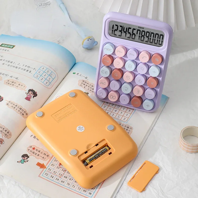 Dopamine calculator mechanical keyboard Large Display Mechanical Dot Keyboard Back To School Supplies Students/Finance