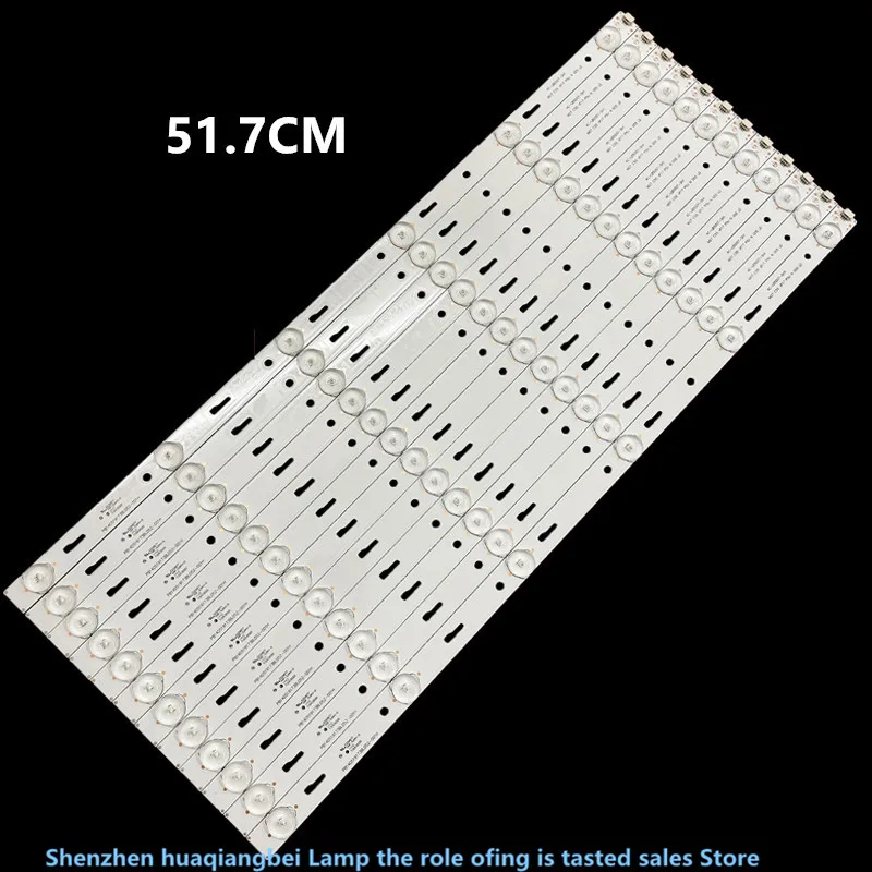 

FOR LED Backlight Strip 6 lamp 4C-LB500T-SH1 PB14D519173BL052-001H For 50CE6120R2 50K300 DRH15000 TH-50C300K 6LED 3V 51.7CM