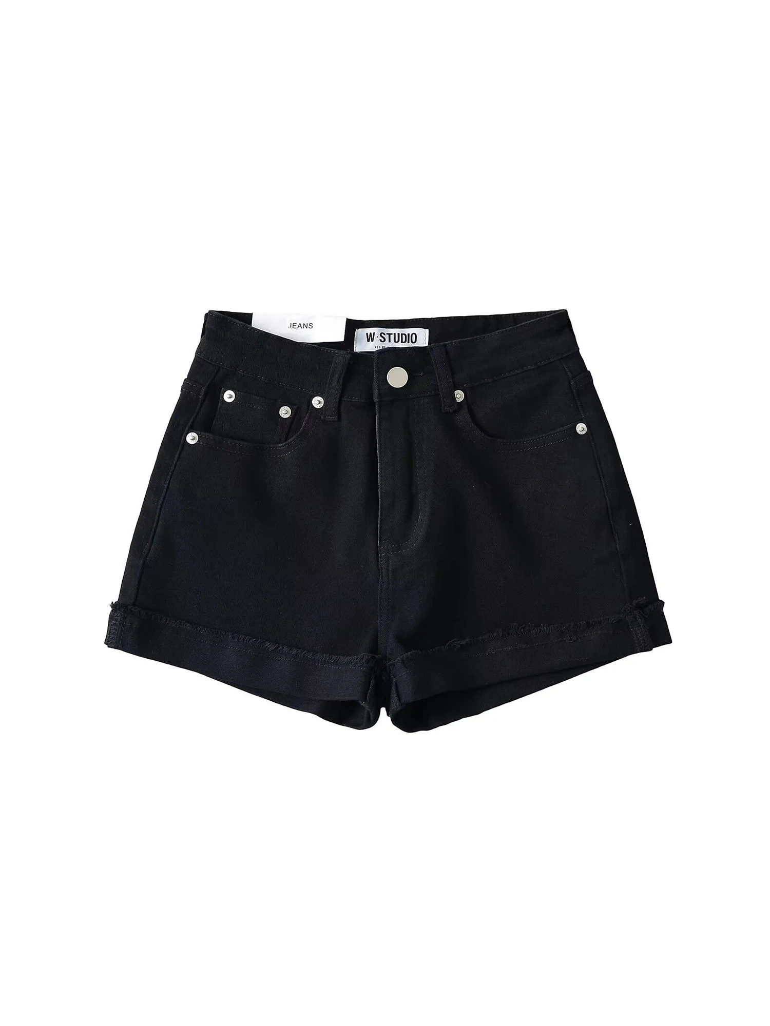 

Женские светло-голубые джинсовые шорты в винтажном стиле Y2K Gyaru 2000-х годов, с высокой талией, А-силуэт, микро-джинсы, модные ковбойские шорты, лето 2026