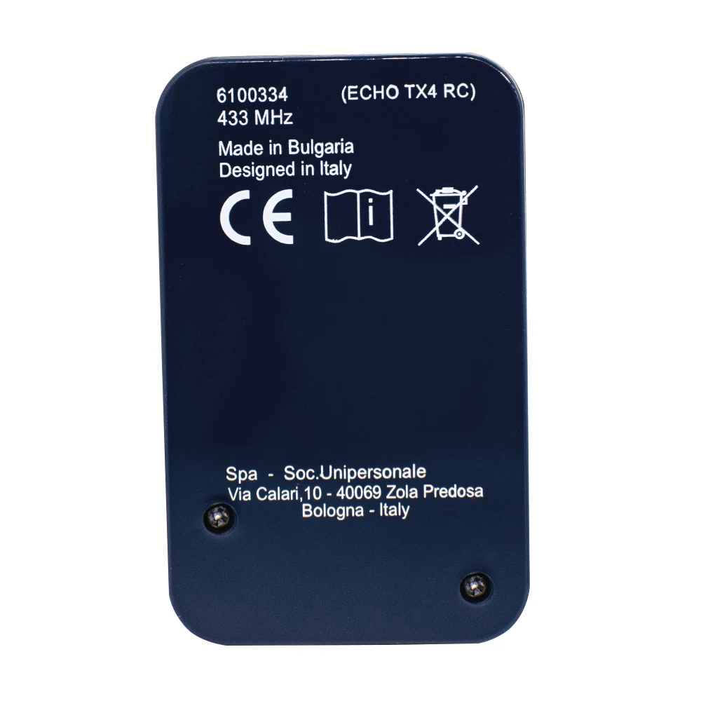 433MHz المرآب التحكم عن بعد متوافق مع صدى GENIUS ECHO TX4 433 RC