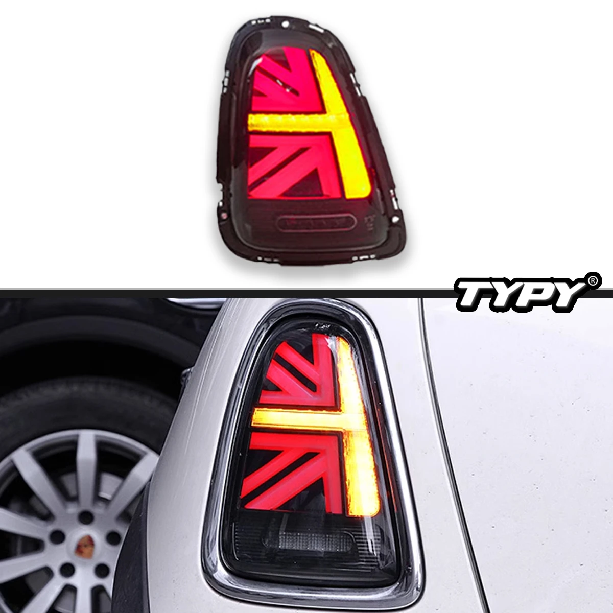 

Car For BMW Mini R56-R59 Cooper Taillights 2007-2013 Upgrade Modified New DRL Dynamic Turn Signal LED Taillight Auto Accessories