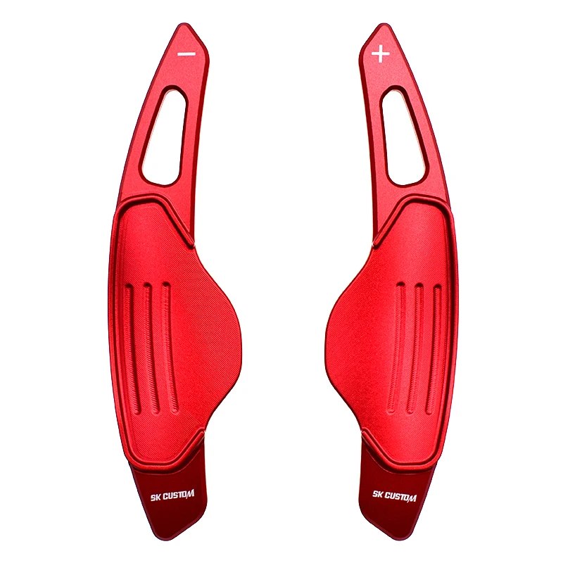 Aluminum Steering Wheel Shifter Extension Shift Paddles Interior Modifications For Landrover Rover Evoque Discovery Jaguar XF XE