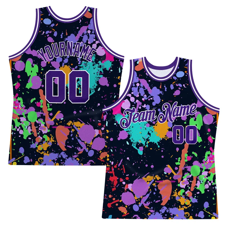 Street Art Neon Graffiti Custom Basketball Vest For Men Hip Hop Streetwear DIY Personality Name Summer Gym Sports Fashion Tank