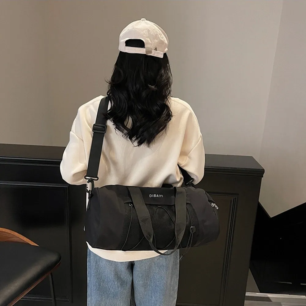 Borsa da viaggio in stile coreano alla moda Borsa da palestra separata asciutto e bagnato di grande capacità Borsone da trasporto impermeabile Yoga