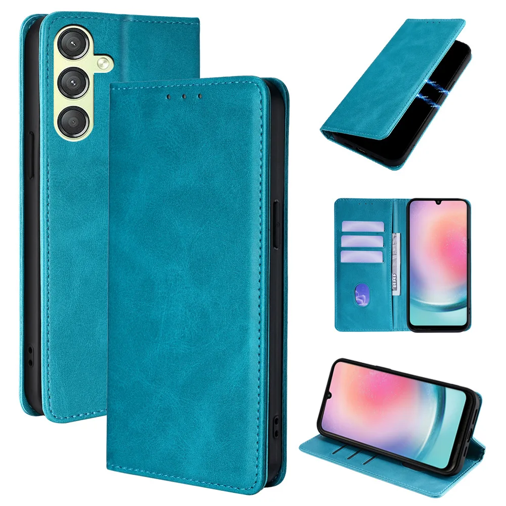 Lederhülle für SONY XPERIA 1 II III VI VII VIII, Brieftaschenhülle, Xperia 5 10 I II III IV, Flip-Retro-Softcover, Halter, Schutzhülle – Detail 2