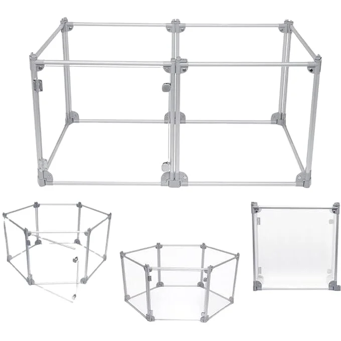 DIY Aluminium Acrylic Pet Fence For Sale