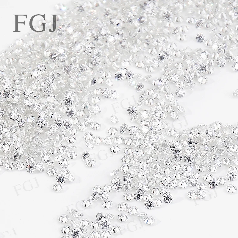 

Newest Small Size Moissanite Stone Round Cut D Color VVS1 Loose Diamond Lab Grown Gemstone For Rings/Watch Making Materials