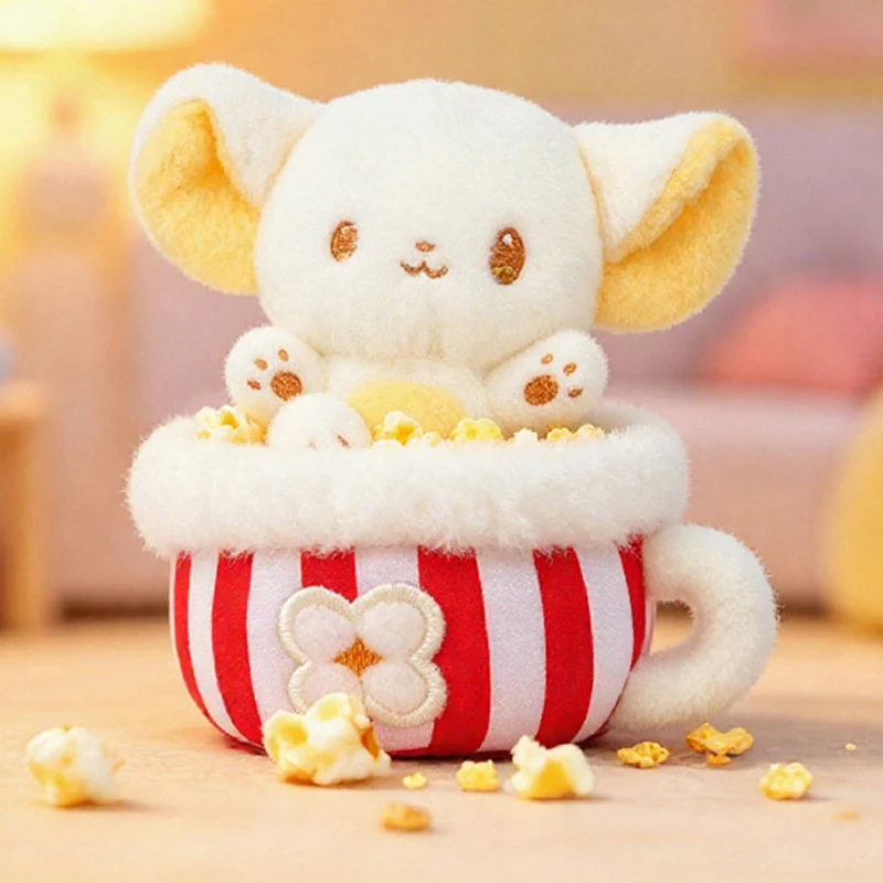 Teacup Mouse Plush Toy - Cute Big-Eared Mouse Doll - Mini Display Item - Perfect Gift for Girls on Their Birthday