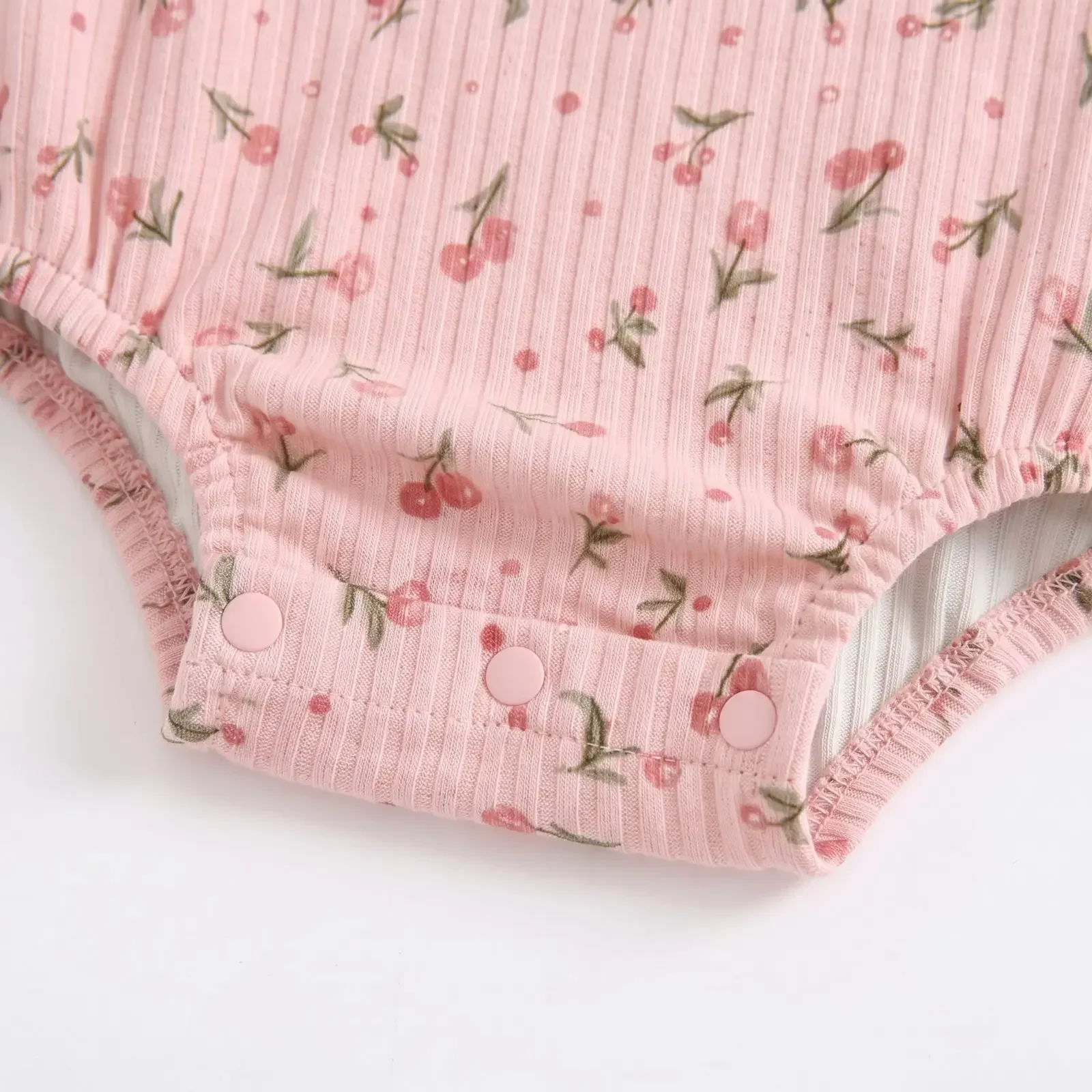 Herbstliche Blumen-Baby-Bodys für Säuglinge, Niedliche Einteiler-Kleidung mit Stirnband – Detail 5