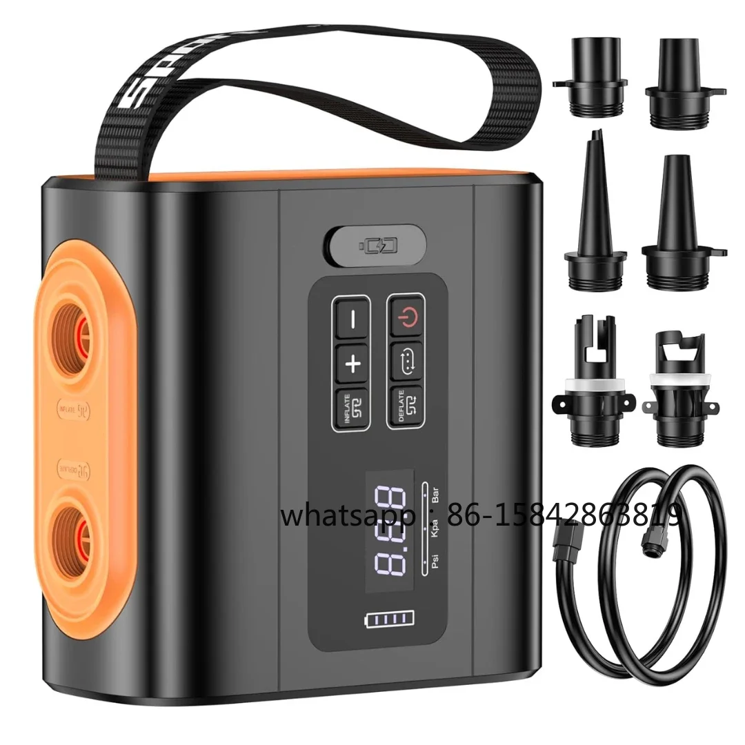 Electric Paddle Board Pump, 22PSI High Pressure SUP Electric Air Pump,Intelligent Dual Stage Inflation & Deflation, Auto-Off Air