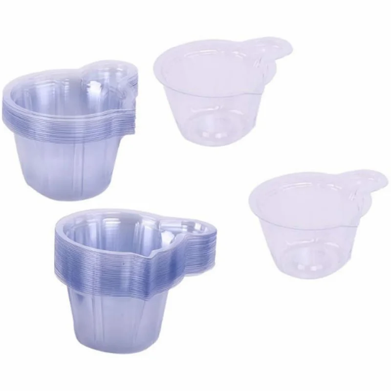 120Transparent Plastic Resin Mixing Cup，40ml cylindrical multifunctional dispensing container，for paint、Epoxy Resin、Handcrafted
