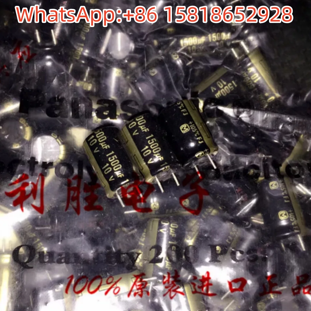 20 قطعة 1500 فائق التوهج 10V اليابان باناسونيك مُكثَّف كهربائيًا 10V1500μF 10*16 FJ عالية التردد منخفضة المقاومة قصيرة القدم