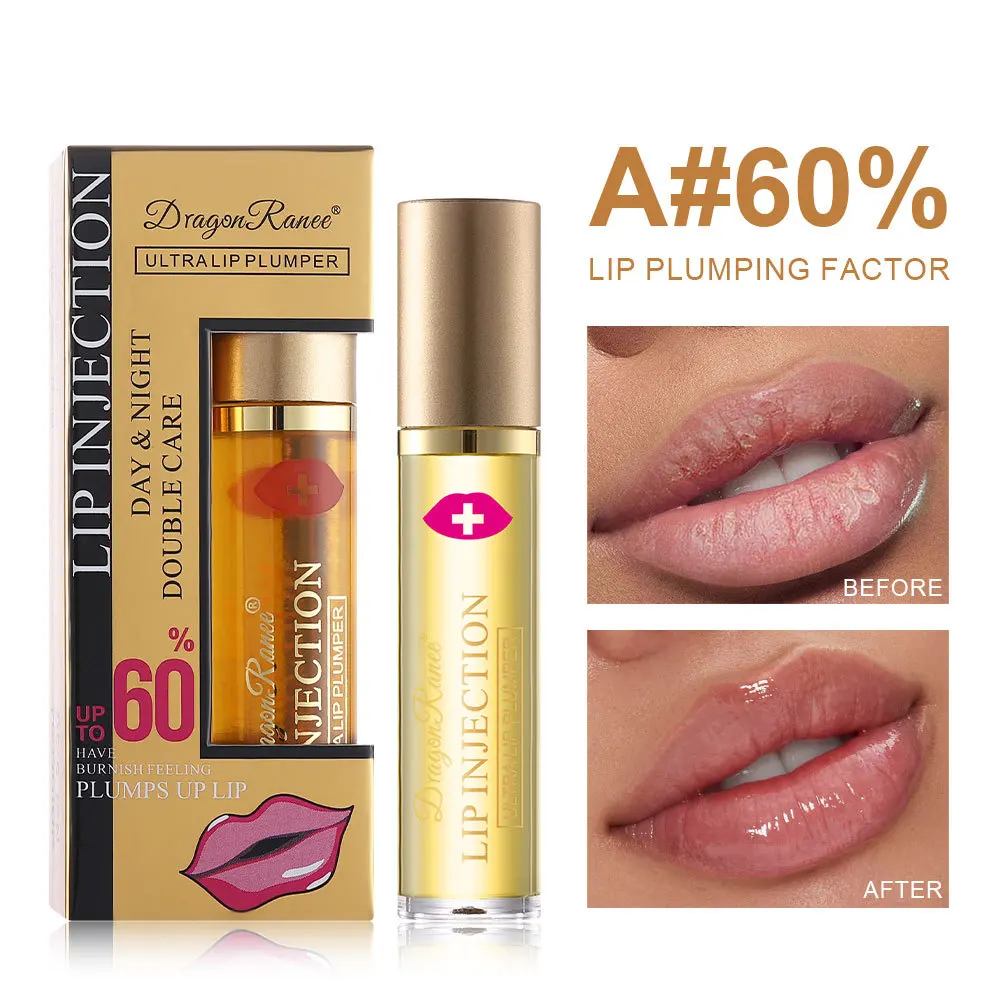 Instant Volumising Lip Plumper Oil Moisturizer Repair Lip Extreme Volume Essence Repair Lip Fine Lines เซ็กซี่ Beauty Lip Care