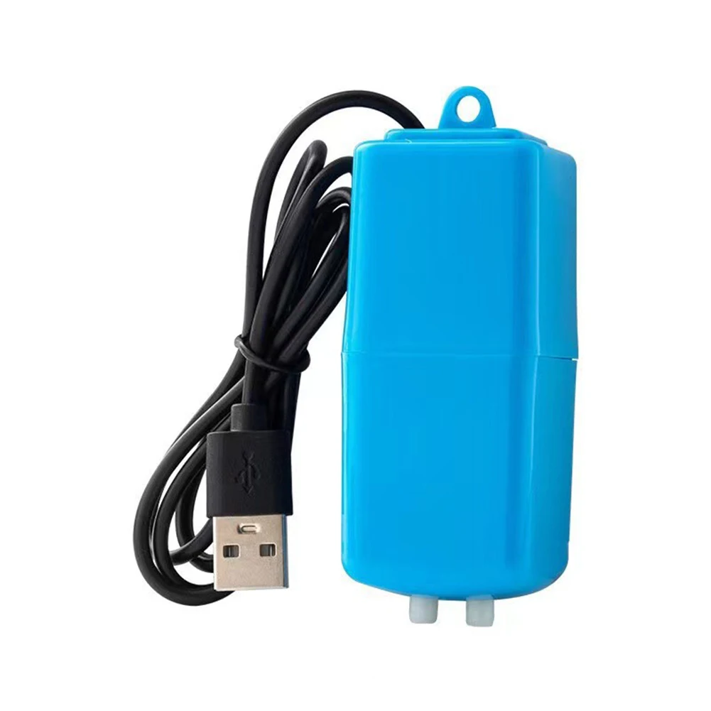 Kit de mini pompe à air pour aquarium, pompe à oxygène avec pierre à air, silencieux, haute efficacité énergétique, filtre d'aquarium USB, accessoires de pêche précieux