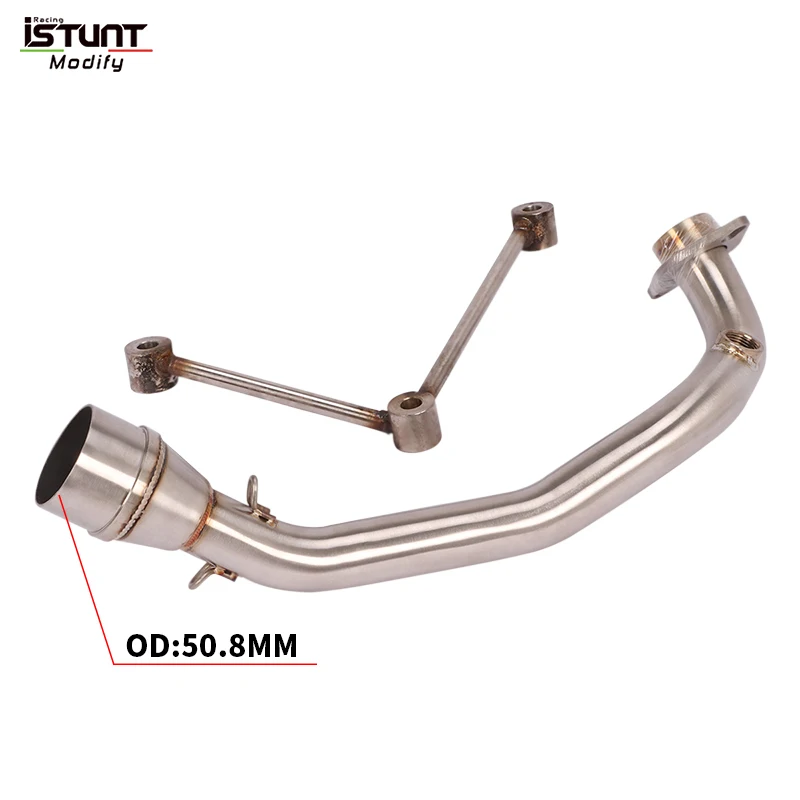 For Yamaha YZF BWS 125 125CC ZUMA 125 2002 - 2017 Full System Motorcycle Exhaust Escape Moto Stainless steel Front Link Pipe