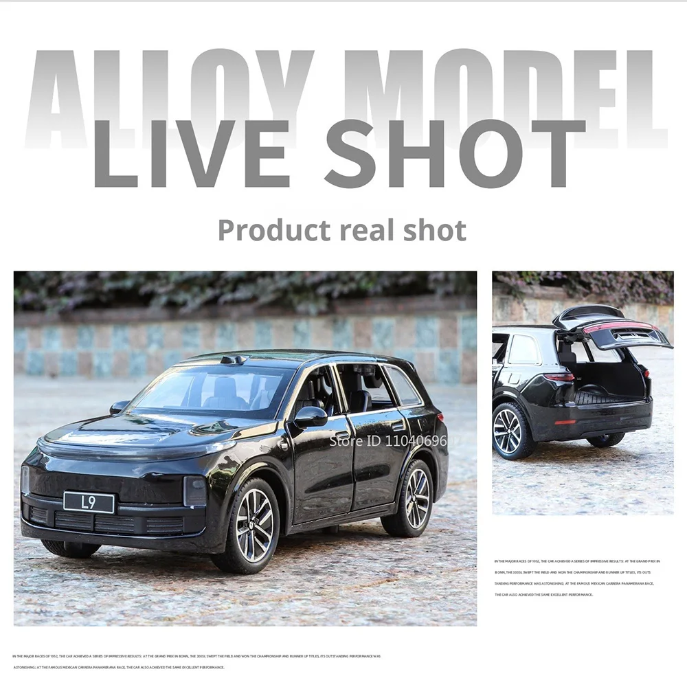 1:32 liga fundida líder ideal l9 modelos brinquedos carros luz música puxar para trás veículos 6 portas abertas carro em miniatura crianças presentes de natal