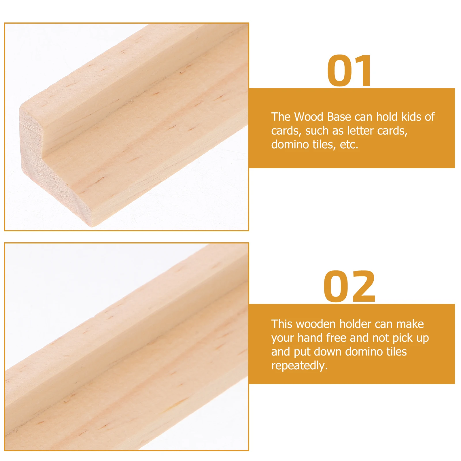 8 قطعة صواني الدومينو الخشبية رفوف سطح المكتب متعددة الوظائف لبطاقات الحروف الأبجدية الحرفية لتقوم بها بنفسك قاعدة عرض العرض