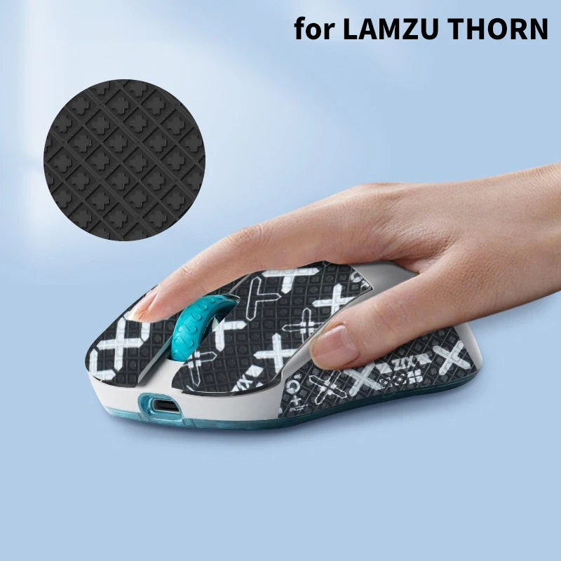 Non Slip Suck Sweat Mouse Grip Tape Skate Sticker For LAMZU THORN 4K Gaming Mouse Desktop Gamer Accessories Anti-Slip