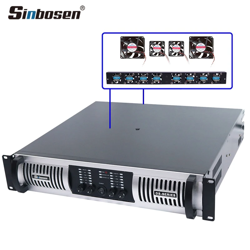 22000Q Dj Amplifier 4000 Watt 4 Channel Subwoofer Amplifier For 21 Inch Woofer