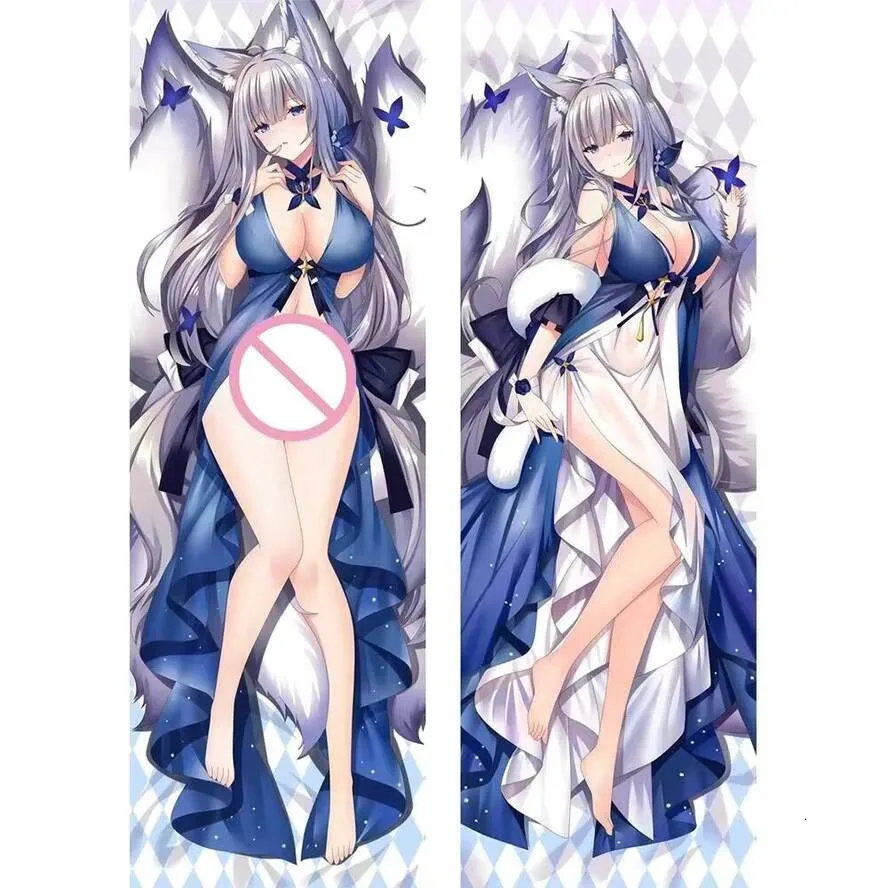 

Аниме Hing Dakimakura синяя длинная Otkau наволочка для тела чехол для подушки для комнаты