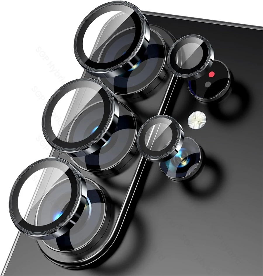 Vollständiger Kamera-Metallschutzring für Samsung Galaxy S26 Ultra SamsungS26 S 26 Plus S26+ 5G 9H Glas Rücklinsen-Zubehör