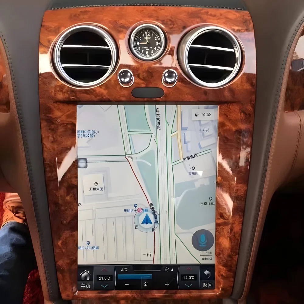 

For Bentley Flying Spur Continental 2004-2012 Android 14 Auto Navigation GPS Car Radio DVD Multimedia Video Player Stereo 4G