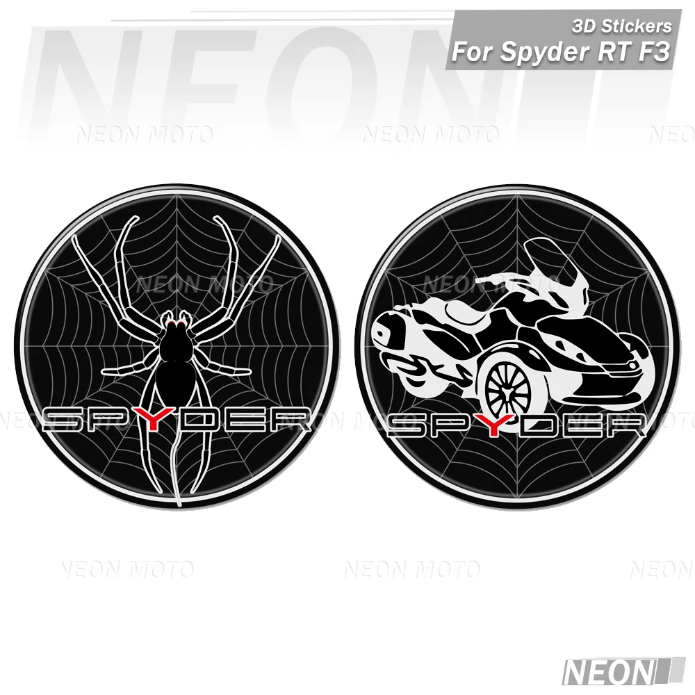 

For Can Am Spyder RT F3 Motorcycle Decal 3D Emblem Side Panel Protector Fairing Fender Stickers