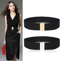 High Quality Designer New Elastic Women's Belt for Girl Skirt Sweater Coat Waist Belt Dress Leopard Grain Color Straps