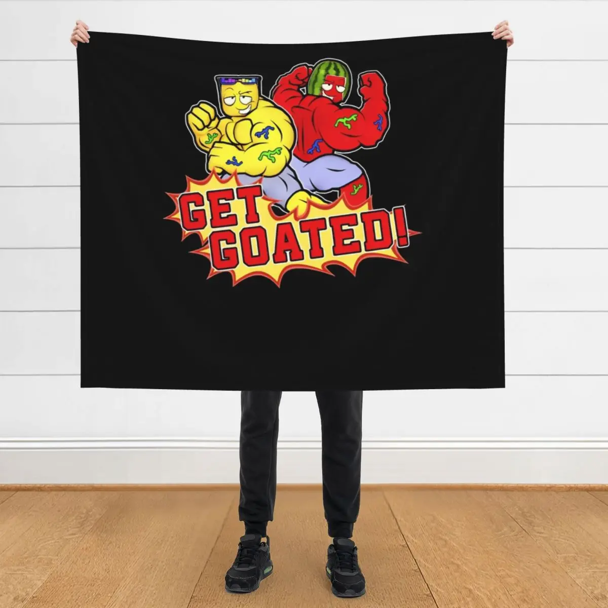 

sunny and melon merch Throw Blanket Softest Nap Hair Flannel Blankets